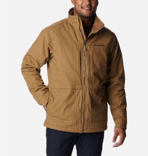 Columbia Loma Vista II Insulated Men's Puffer Jacket Brown | DZGSJQ-583