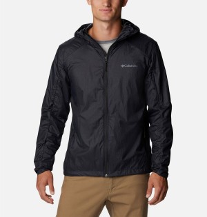Columbia Loop Trail Men's Windbreaker Black | JKAXIE-954
