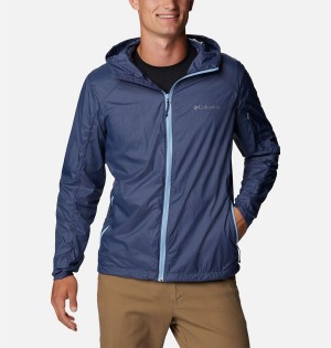 Columbia Loop Trail Men's Windbreaker Blue | GUNYHV-206