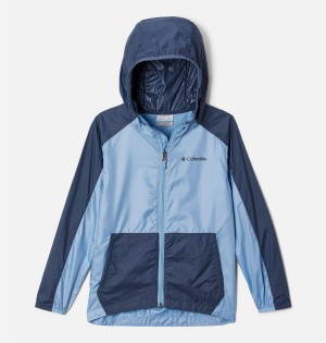 Columbia Loop Trail Windbreaker Kids' Jacket Blue | LSWNIX-362