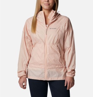 Columbia Loop Trail Women's Windbreaker Coral | LICQTW-275