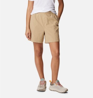 Columbia Magnolia Springs Pull On Women's Shorts Khaki | EDTWIZ-261