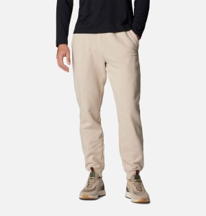 Columbia Marble Canyon Heavyweight Fleece Men's Pants Khaki | JMISUP-058
