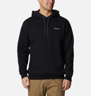 Columbia Marble Canyon Heavyweight Fleece Men's Hoodie Black | OQBANC-536