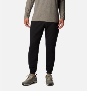 Columbia Marble Canyon Heavyweight Fleece Men's Pants Black | HROVXZ-016