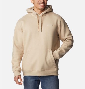 Columbia Marble Canyon Heavyweight Fleece Men's Hoodie Khaki | WIRNPB-842