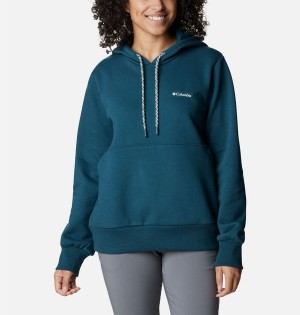 Columbia Marble Canyon Women's Hoodie Turquoise | IENBWP-283