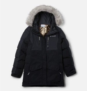 Columbia Marquam Peak Fusion II Parka Kids' Jacket Black | OPWMKC-964