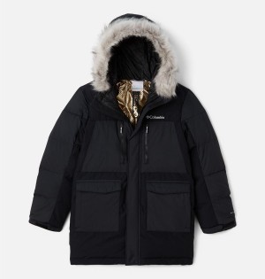 Columbia Marquam Peak Fusion Insulated Parka Kids' Jacket Black | GTNEQX-472