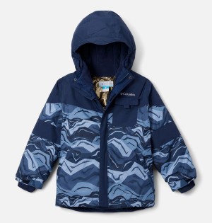 Columbia Mighty Mogul II Insulated Kids' Jacket Navy | AGMLOY-935
