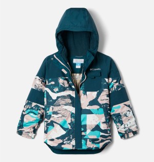 Columbia Mighty Mogul II Insulated Kids' Jacket Turquoise | QGPYTL-628