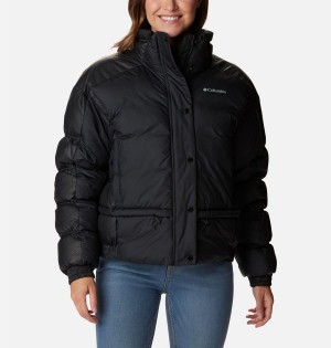 Columbia Mineral Ridge Black Dot Women's Puffer Jacket Black | ZSNBHW-290