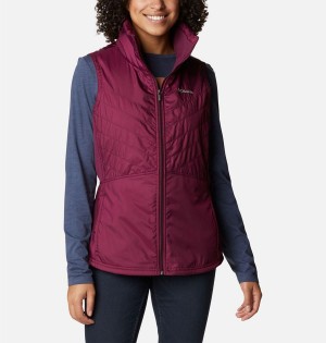 Columbia Mix It Around II Women's Vest Red | OWCHJR-407