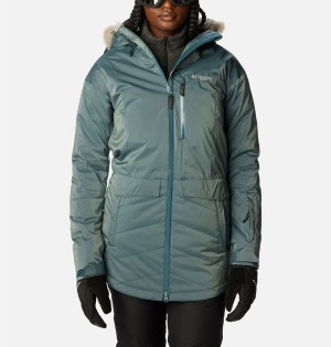 Columbia Mount Bindo III Insulated Women's Puffer Jacket Turquoise | LQEOUM-593