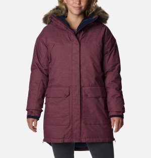 Columbia Mount Si Omni Heat Infinity Down Women's Coats Purple | KDJWUQ-397