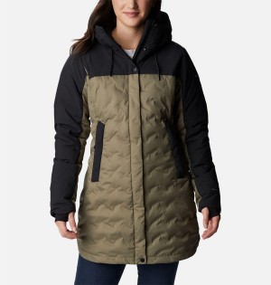 Columbia Mountain Croo II Mid Down Women's Coats Green | OGNCTP-137