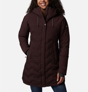 Columbia Mountain Croo II Mid Down Women's Coats Brown | OITPUF-785
