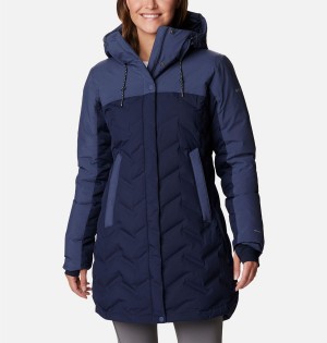 Columbia Mountain Croo II Mid Down Women's Coats Navy | OFIVED-743