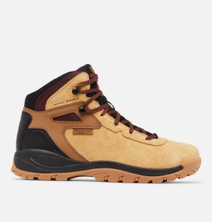 Columbia Newton Ridge BC Boot Men's Hiking Shoes Yellow | SIRHGV-620