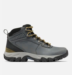 Columbia Newton Ridge Plus II Waterproof Boot Men's Hiking Shoes Grey | MBKLGY-108