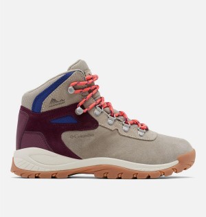 Columbia Newton Ridge Plus Waterproof Amped Boot Women's Hiking Shoes Grey | WVXDAQ-562