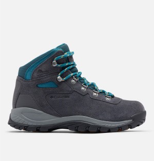 Columbia Newton Ridge Plus Waterproof Amped Boot Women's Hiking Shoes Black | WFDVQP-278