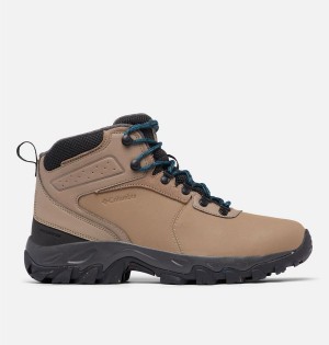Columbia Newton Ridge Waterproof Omni Heat II Boot Men's Hiking Shoes Brown | DLOAIK-837