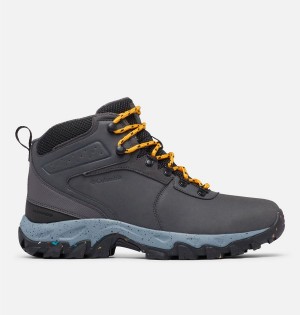 Columbia Newton Ridge Waterproof Omni Heat II Boot Men's Hiking Shoes Grey | CBGSNE-546