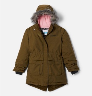 Columbia Nordic Strider Kids' Jacket Green | VNFPXA-619