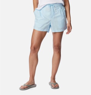 Columbia Norgate Women's Shorts Blue | XJBMRA-726