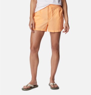 Columbia Norgate Women's Shorts Orange | EWOBTK-537
