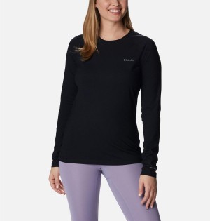 Columbia Omni Heat Infinity Baselayer Crew Women's T-Shirt Black | EVNMKU-610