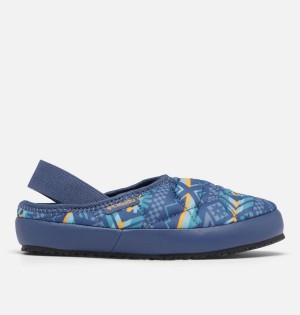 Columbia Omni Heat Lazy Bend Camper Kids' Sandals Blue | FNBZPC-760