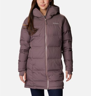 Columbia Opal Hill Mid Women's Puffer Jacket Brown | MFETPY-618