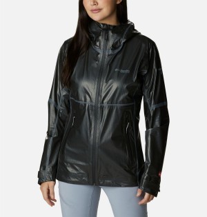 Columbia OutDry Extreme Mesh Shell Women's Rain Jacket Black | LZUCHA-745