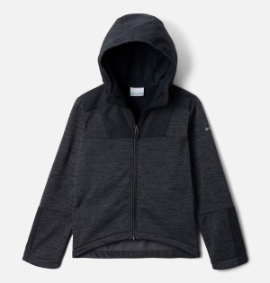 Columbia Out-Shield II Dry Full Zip Fleece Kids' Jacket Black | APFYSJ-182