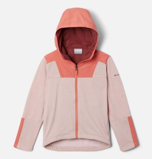 Columbia Out-Shield II Dry Full Zip Fleece Kids' Jacket Pink | SYMCUV-031