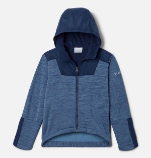 Columbia Out-Shield II Dry Full Zip Fleece Kids' Jacket Blue | CAGXJB-594