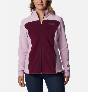 Columbia Overlook Trail Full Zip Women's Fleece Jacket Purple | IGUZBX-708