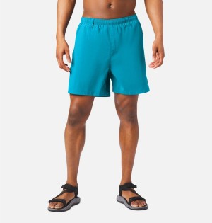 Columbia PFG Backcast III Water Men's Shorts Turquoise | PGSTUQ-021