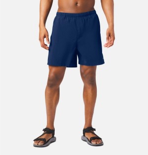 Columbia PFG Backcast III Water Men's Shorts Blue | SCJQGX-652
