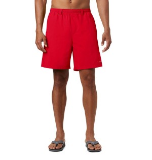 Columbia PFG Backcast III Water Men's Shorts Red | NEICSL-845