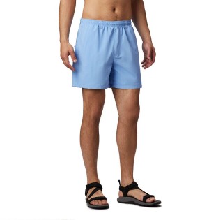 Columbia PFG Backcast III Water Men's Shorts Blue | ZOPDSN-962