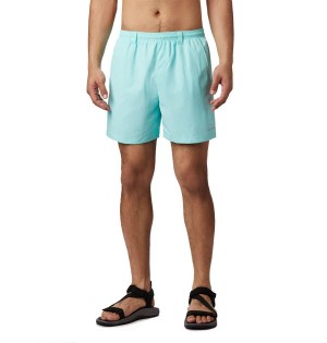 Columbia PFG Backcast III Water Men's Shorts Turquoise | FVZWHA-584