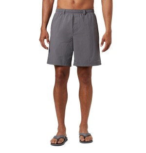 Columbia PFG Backcast III Water Men's Shorts Grey | PNCFDU-470