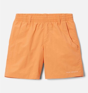 Columbia PFG Backcast Kids' Shorts Orange | UNFXRP-215