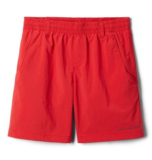 Columbia PFG Backcast Kids' Shorts Red | BUSCWP-846