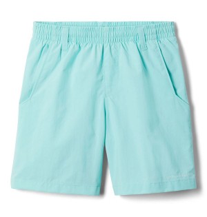 Columbia PFG Backcast Kids' Shorts Turquoise | HIOKAR-687