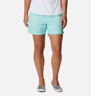 Columbia PFG Backcast Water Women's Shorts Turquoise | NZDSAR-814