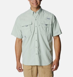 Columbia PFG Bahama II Short Sleeve Men's Shirt Green | BOTDSY-954